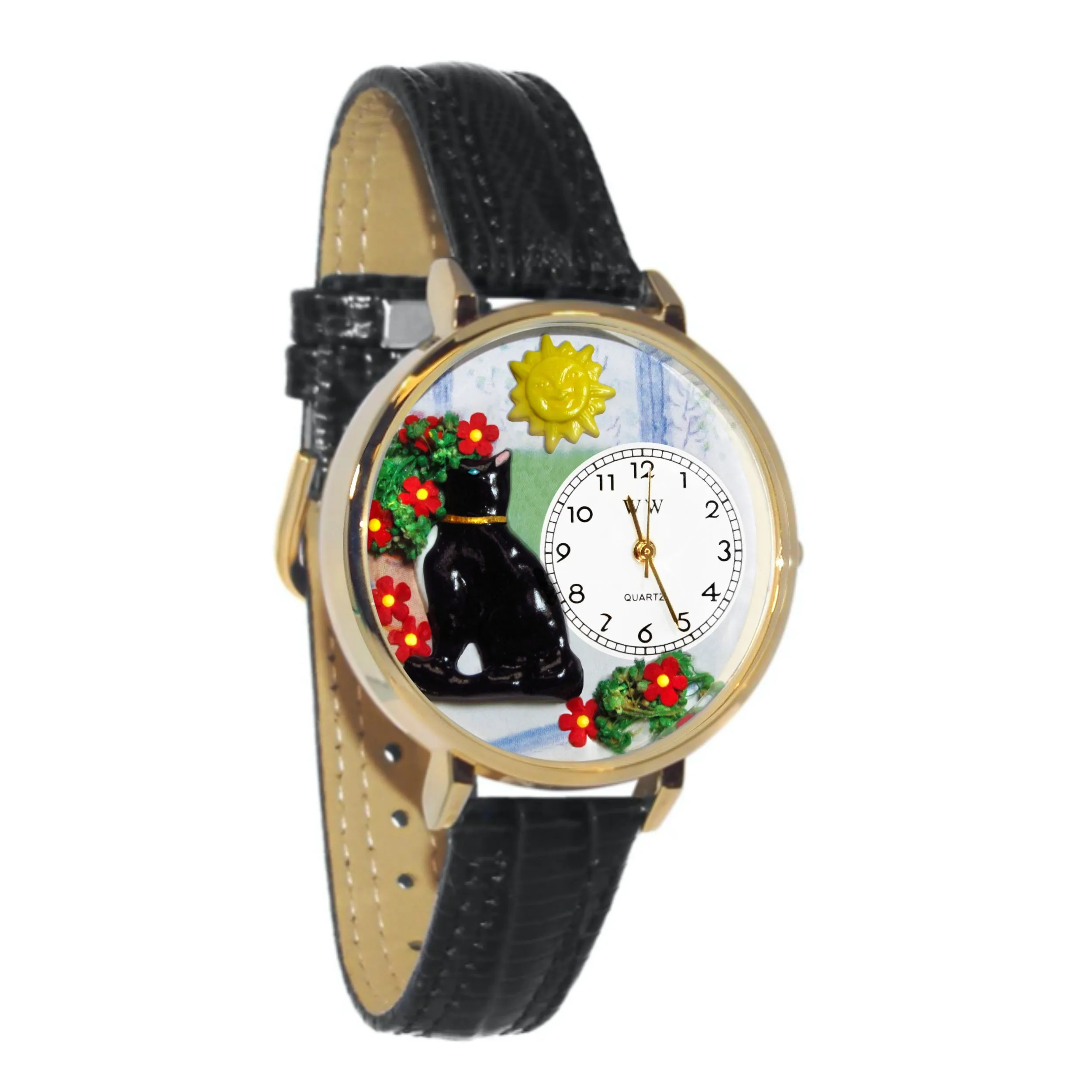 Basking Cat 3D Watch Large Style