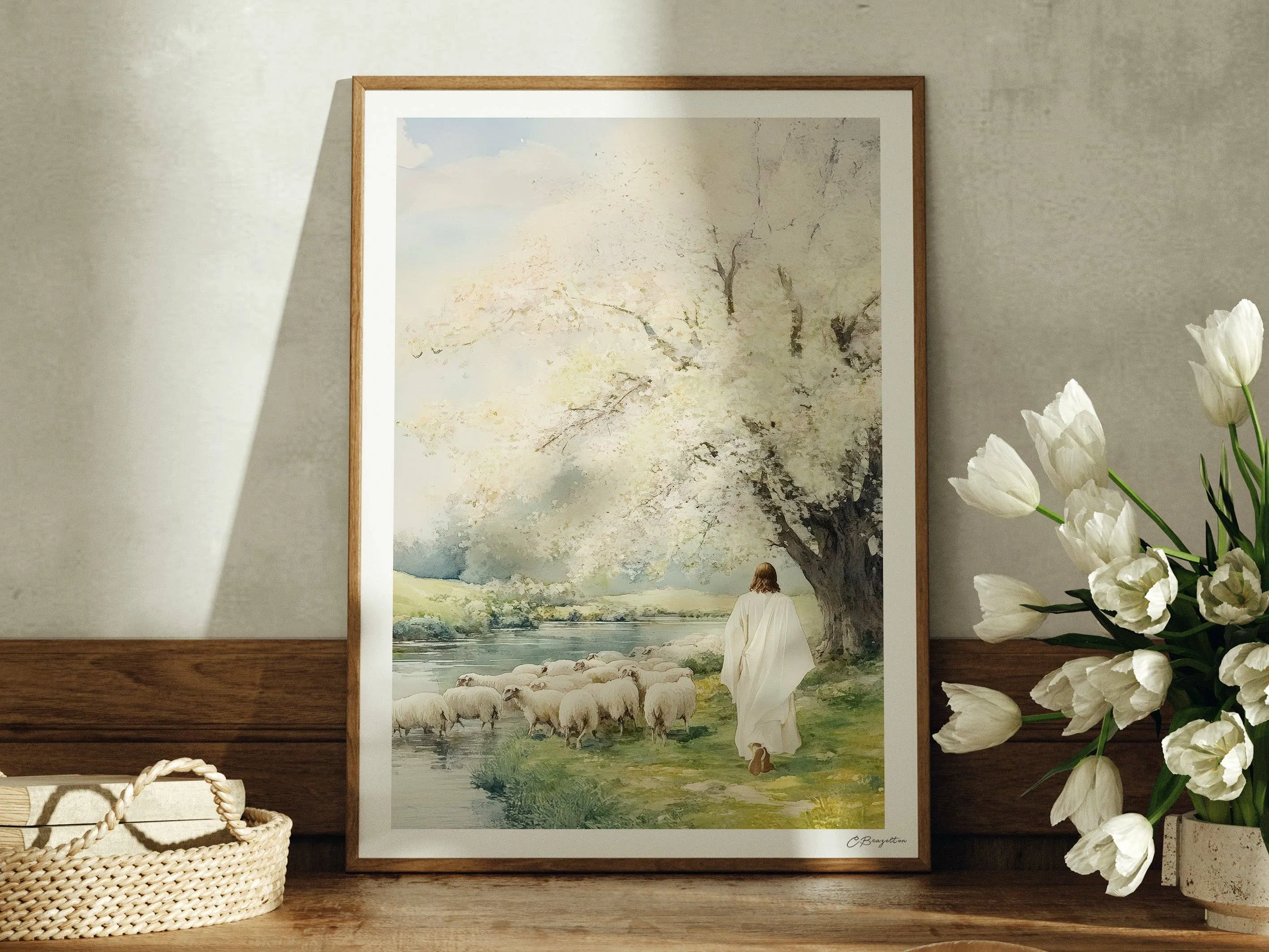 Beside the Still Waters Fine Art Print