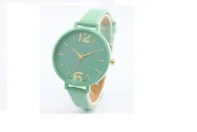 Big Dial Analog Elegant Clock Girls