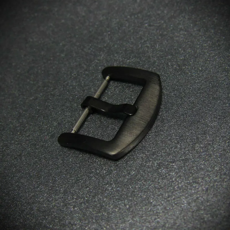 Black PVD Thumbnail Spring Bar Steel Watch Buckle