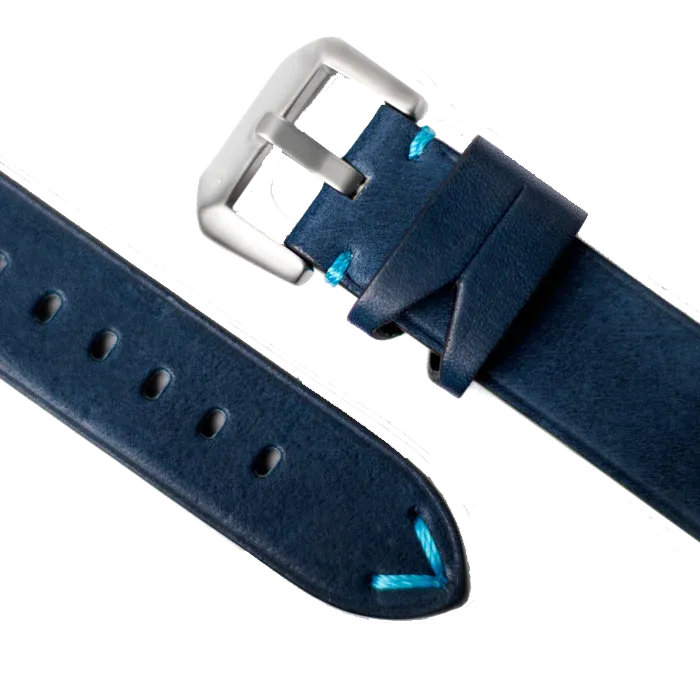 BOLDR Horween Dark Blue Leather Strap 20mm