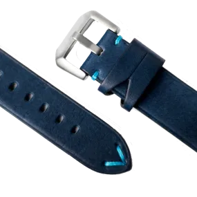 BOLDR Horween Dark Blue Leather Strap 20mm