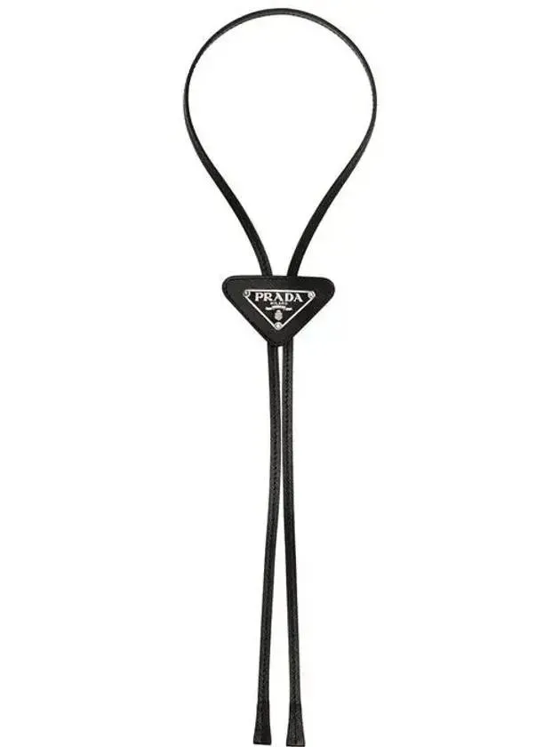 Boro Tie Necklace Black