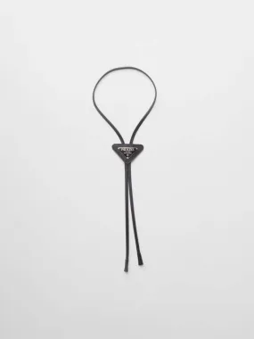 Boro Tie Necklace Black