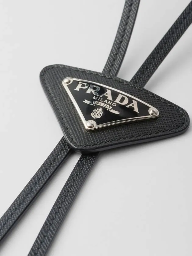 Boro Tie Necklace Black
