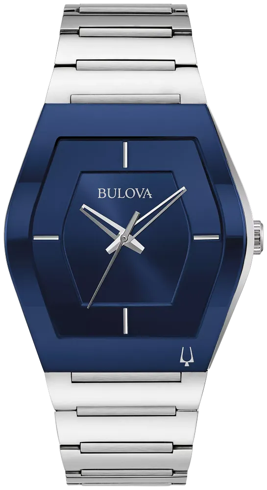 Bulova Gemini Blue Dial Men Watch 96A258