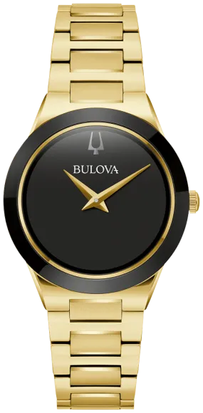 Bulova Millennia Ladies Gold Tone Watch 97L175