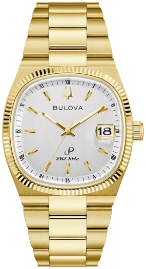Bulova Super Seville Gold Tone Mens Watch 97B223
