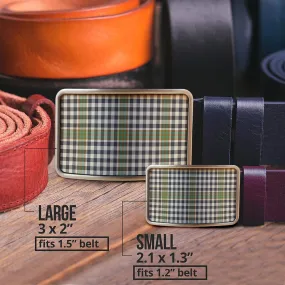 Burns Check Tartan Belt Buckles