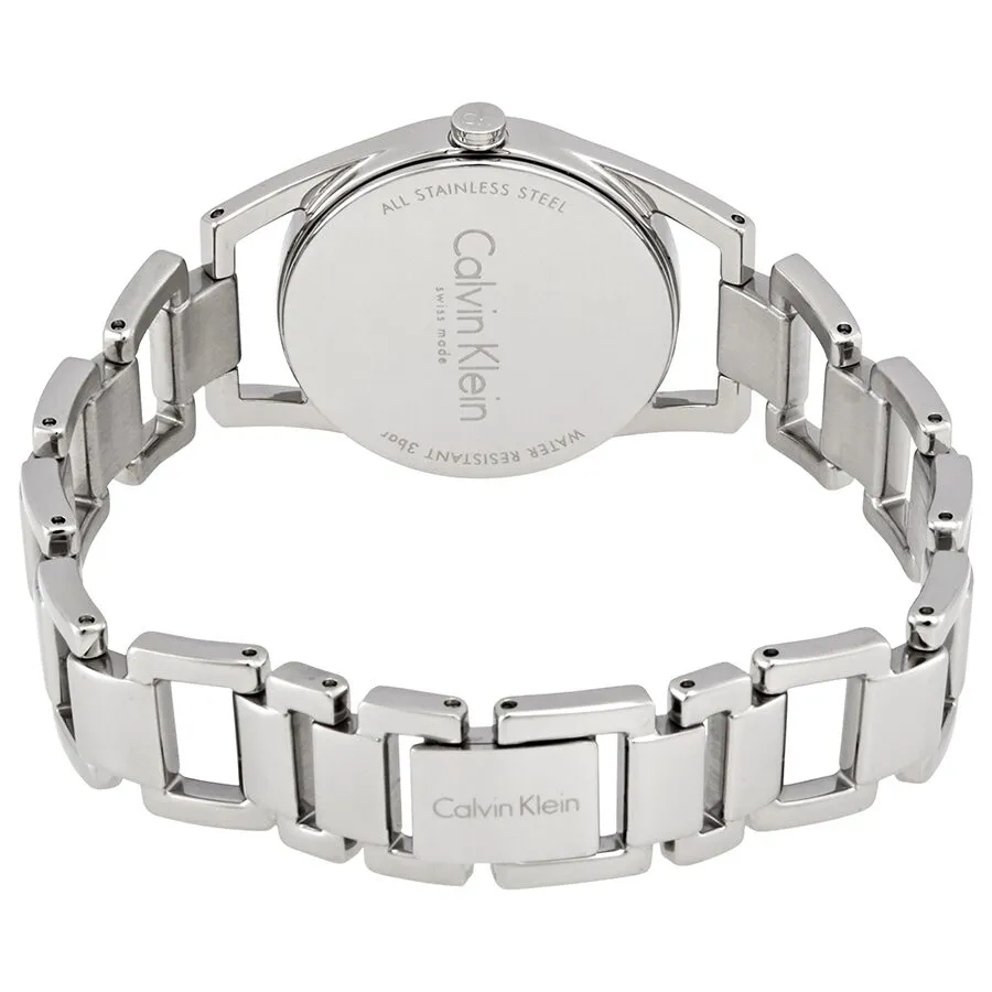 Calvin Klein Dainty Diamonds Silver Dial Ladies Watch K7L2314T