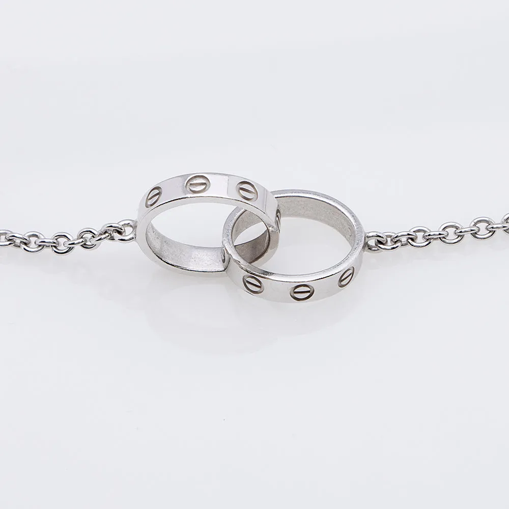 Cartier 18k White Gold Love Necklace (SHF-21890)