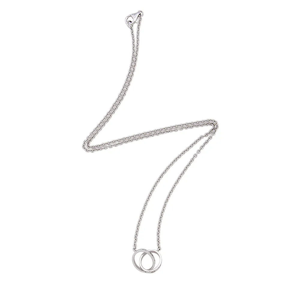 Cartier 18k White Gold Love Necklace (SHF-21890)
