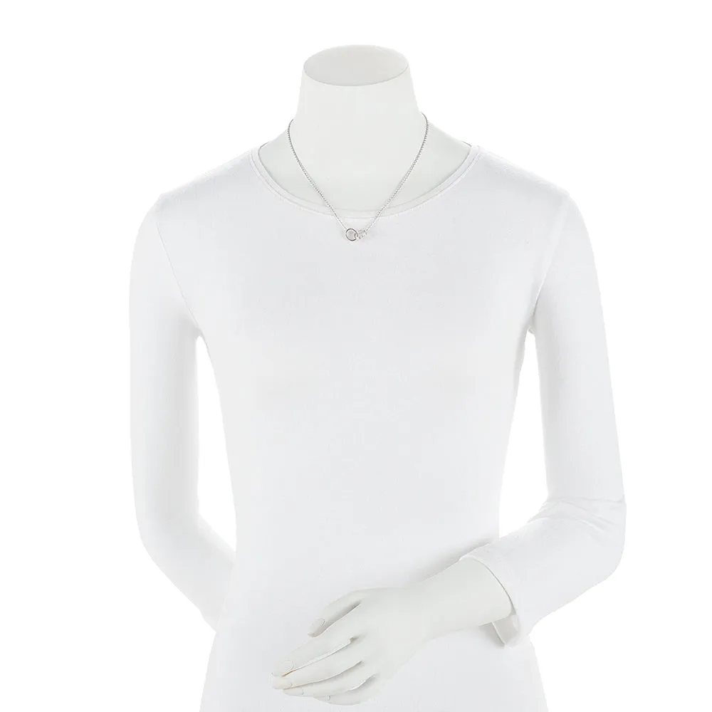 Cartier 18k White Gold Love Necklace (SHF-21890)