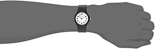 Casio Men's Classic Quartz Watch with Resin Strap, Black, 20 (Model: EAW-MQ-24-7B2)