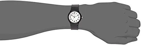 Casio Men's Classic Quartz Watch with Resin Strap, Black, 20 (Model: EAW-MQ-24-7B2)