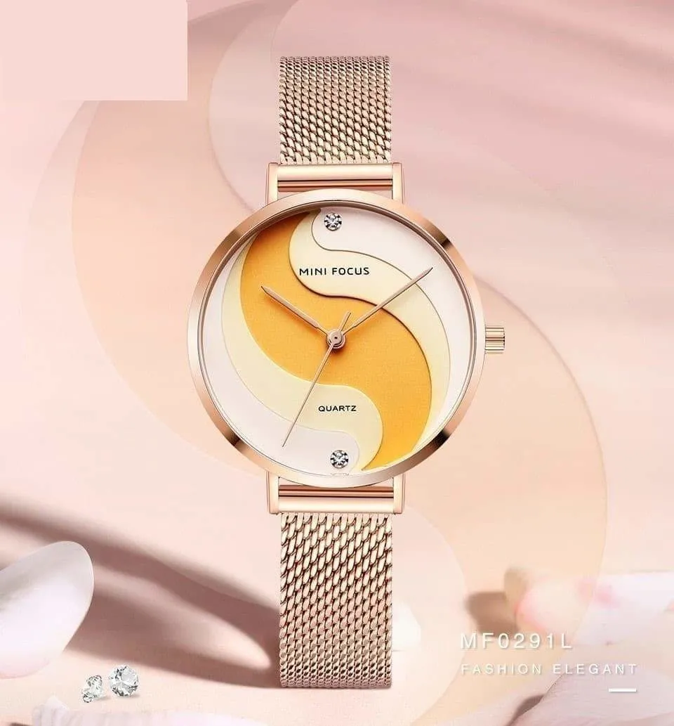 Casual Creative Stylish Stainless Steel Quartz Gift Watches for Women