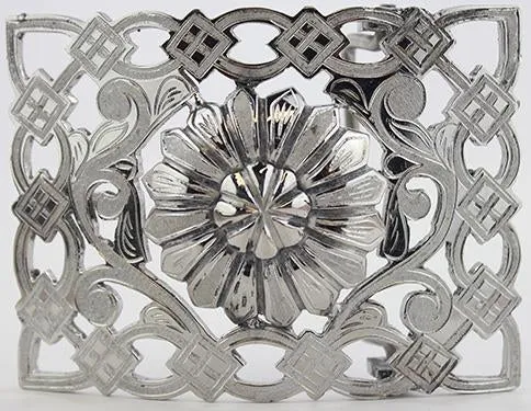 Charro Flower Design Buckle