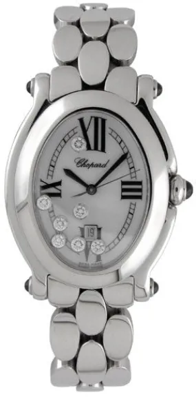 Chopard Happy Sport Diamond Steel Ladies Watch 27/8418-23