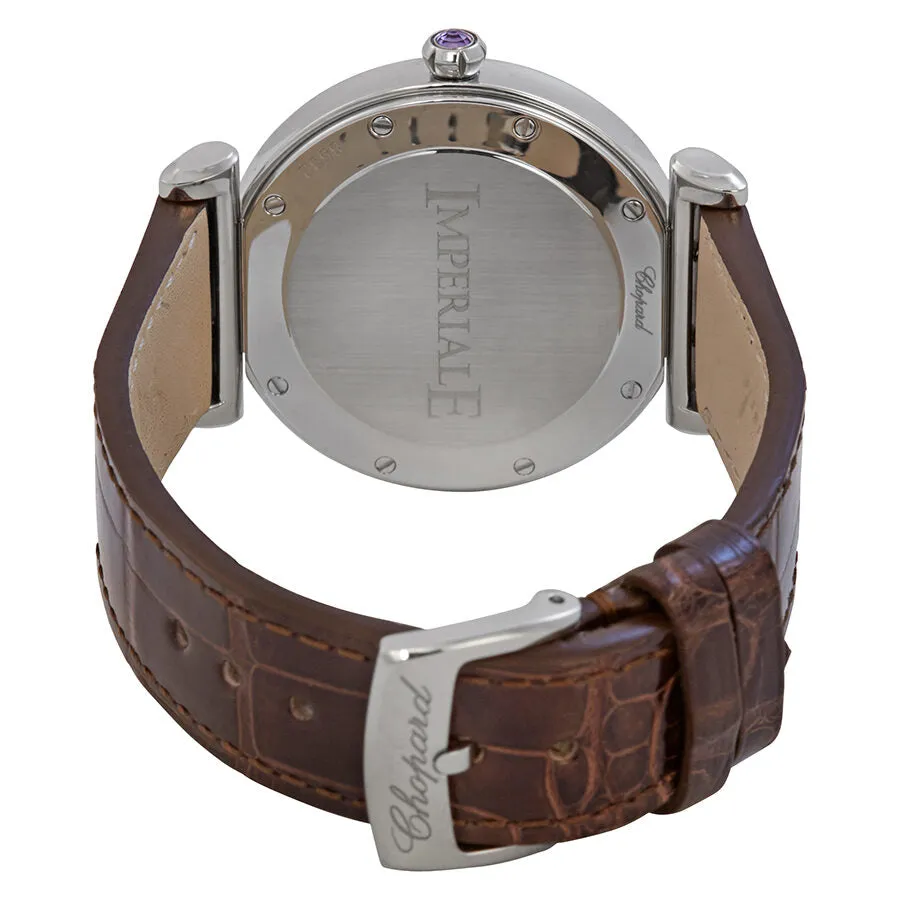 Chopard Imperiale Mother of Pearl Dial Leather Ladies Watch 388532-6001-BR
