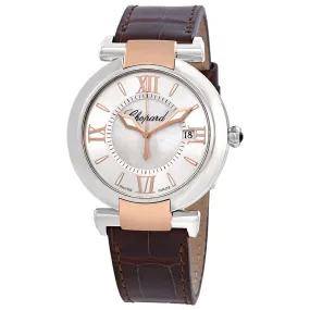 Chopard Imperiale Mother of Pearl Dial Leather Ladies Watch 388532-6001-BR