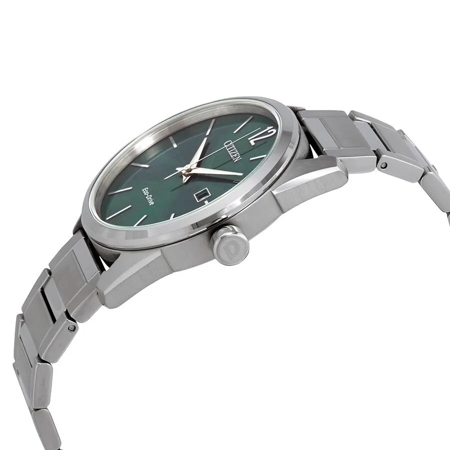 Citizen CTO Eco-Drive Green Dial Men's Watch BM7410-51X