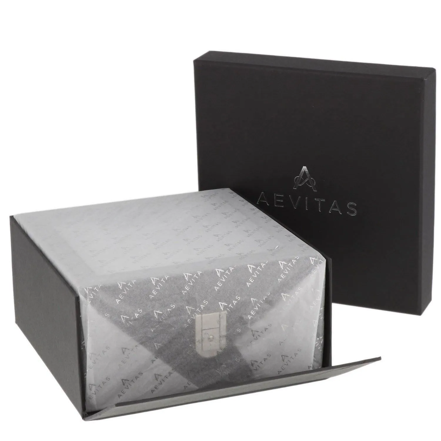 Cognac Brown Genuine Leather 4 Watch   4 Pair Cufflink Collectors Box Velvet Brown Lining by Aevitas