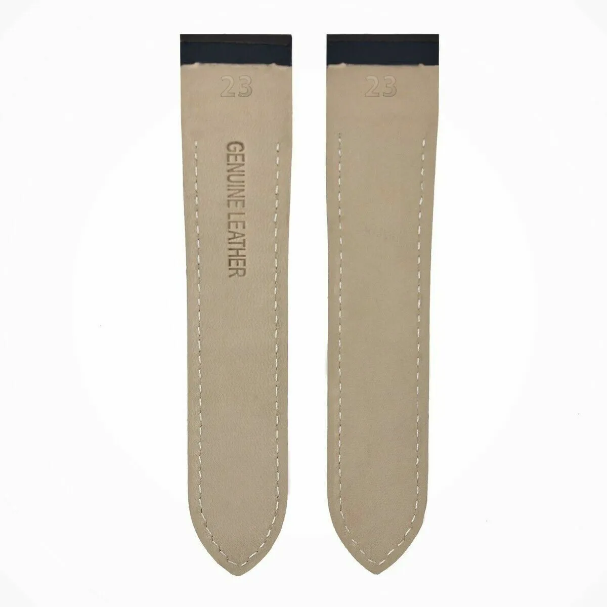 COMPLETE 20MM LEATHER STRAP BAND DEPLOYMENT FOR 32MM CARTIER SANTOS WATCH BROWN