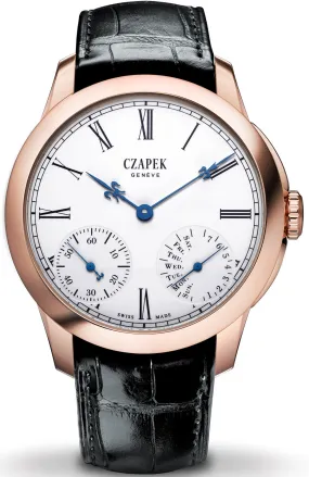Czapek Watch Quai des Bergues Guilloche Ricochet Gold No.33S Limited Edition