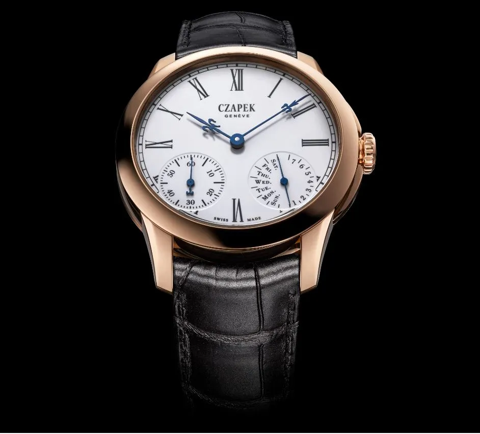 Czapek Watch Quai des Bergues Guilloche Ricochet Gold No.33S Limited Edition