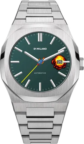 D1 Milano Watch Automatico Pixel Retro Green