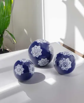 Decorative Lotus Mandalas Spheres Home Accent