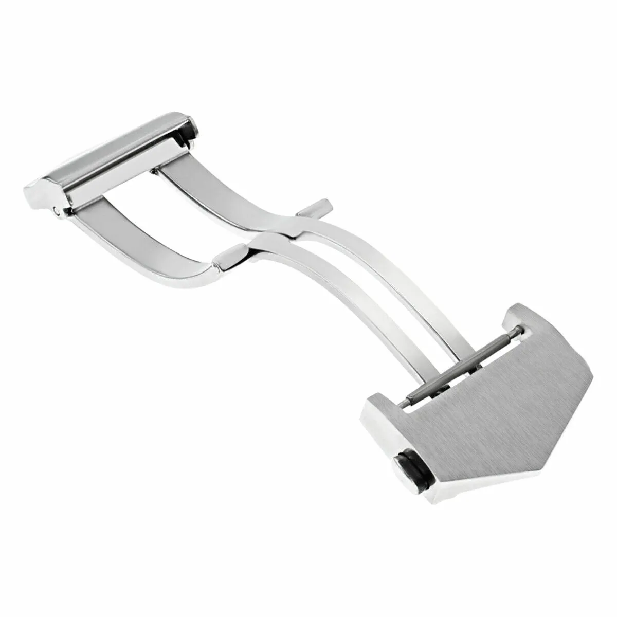 DEPLOYMENT BRUSH CLASP LEATHER STRAP BAND BUCKLE FOR TAG HEUER WATCH FIT FC5014