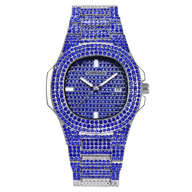 Diamond Rose Gold Stainless Steel Quartz Wrist Watches Women