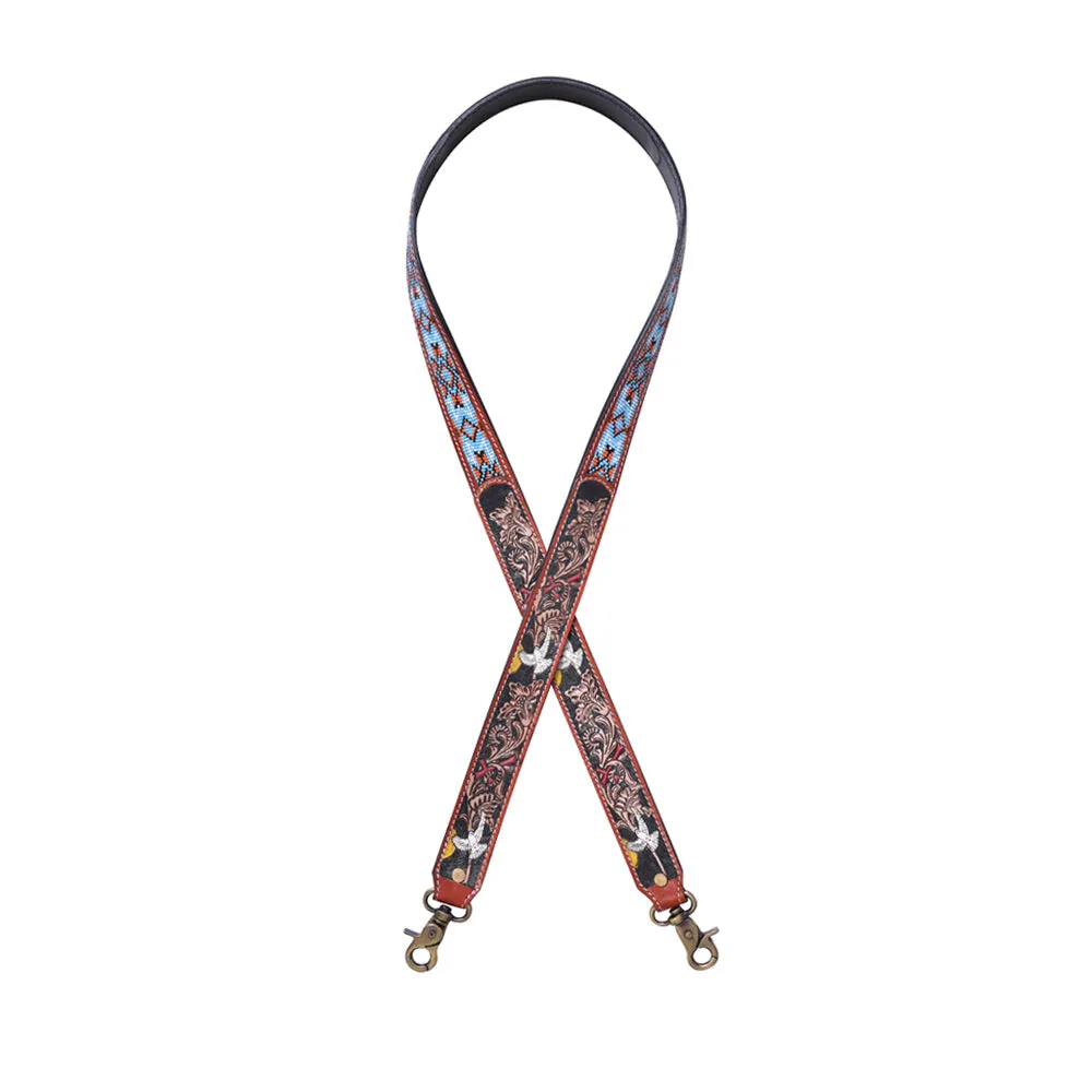 Dove Song Hand-Tooled Strap