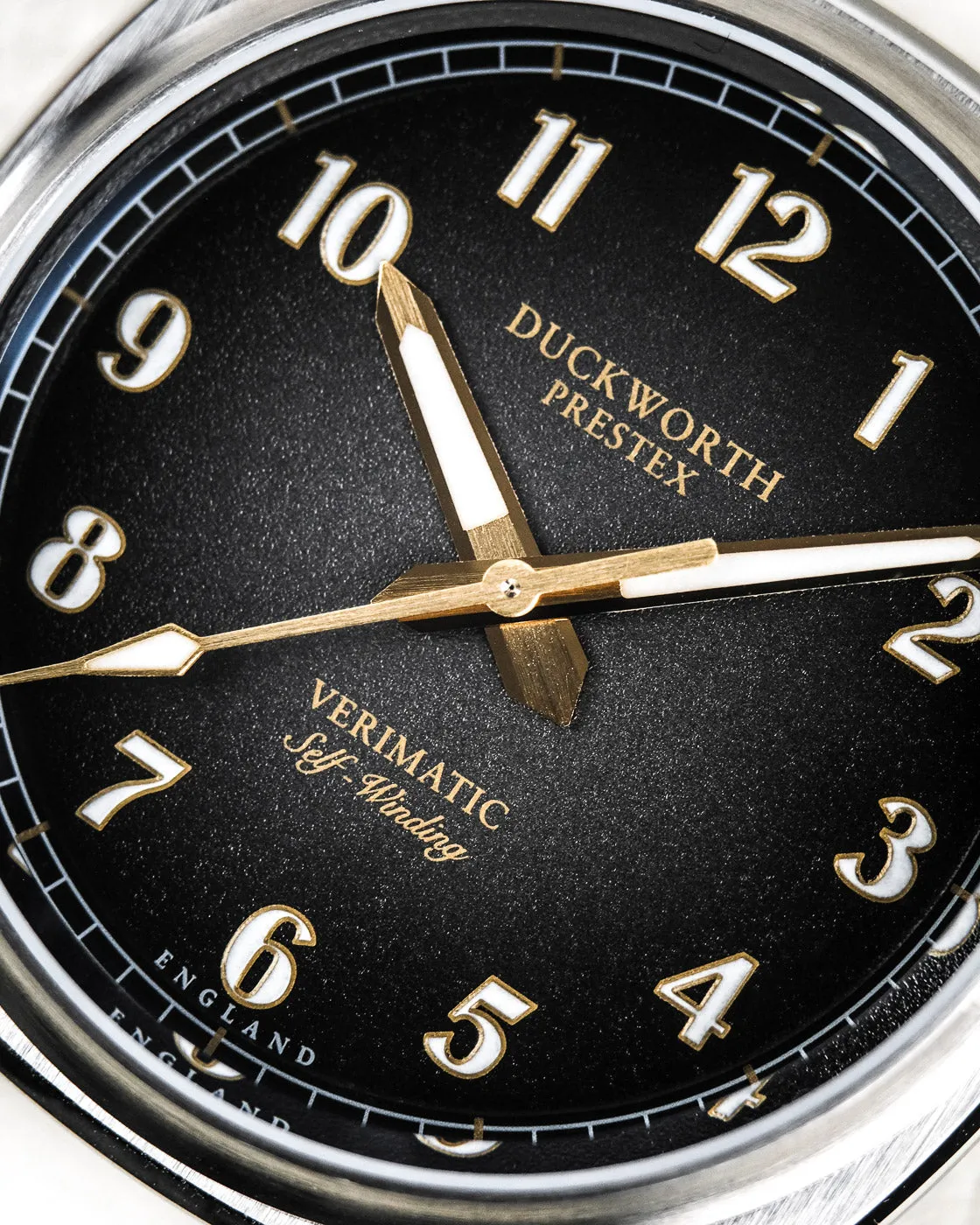 Duckworth Prestex Verimatic Black Fume Brown Leather