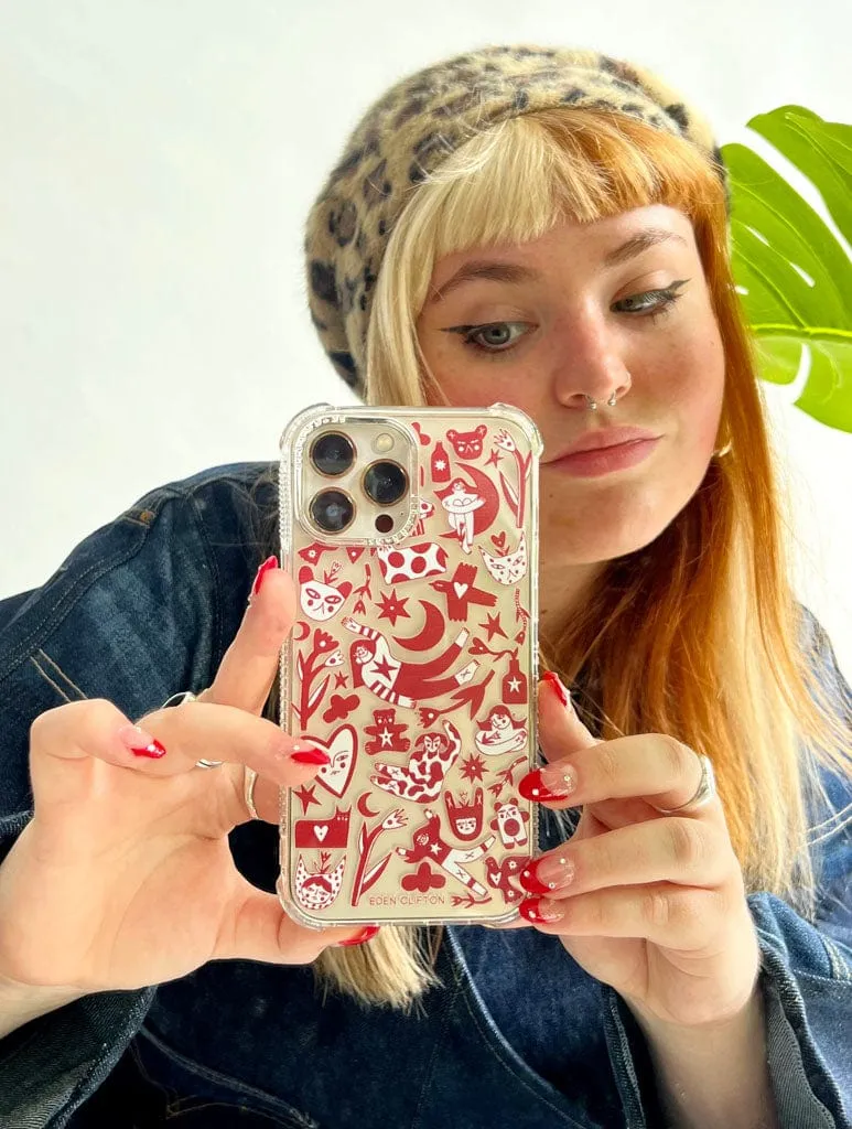 Eden Clifton x Skinnydip Forrest Friends Shock iPhone Case