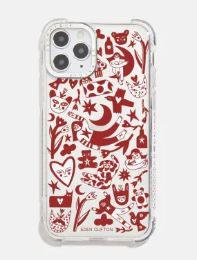 Eden Clifton x Skinnydip Forrest Friends Shock iPhone Case