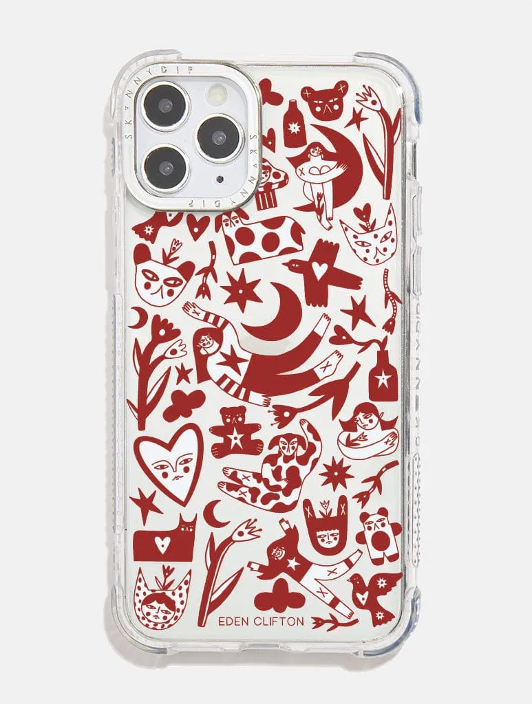Eden Clifton x Skinnydip Forrest Friends Shock iPhone Case