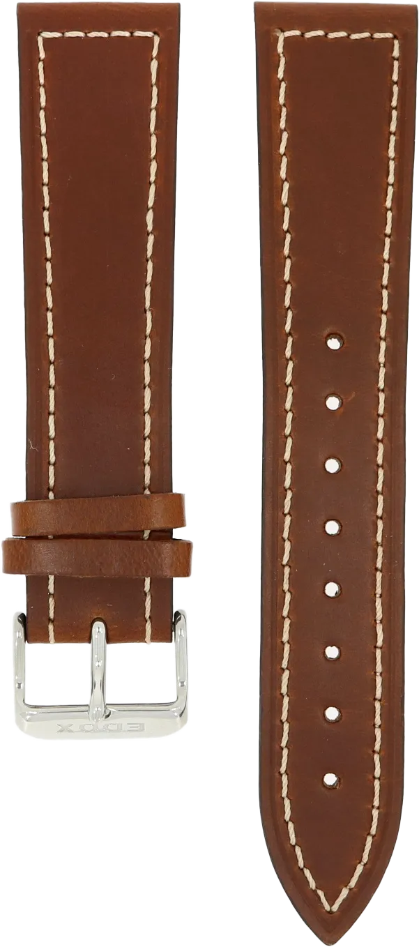 Edox Brown Leather Strap 23mm