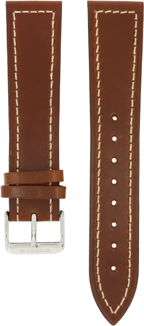 Edox Brown Leather Strap 23mm