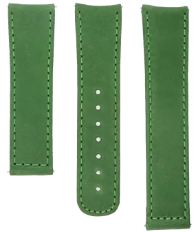 Formex Essence Deployant Green Leather Strap 22mm