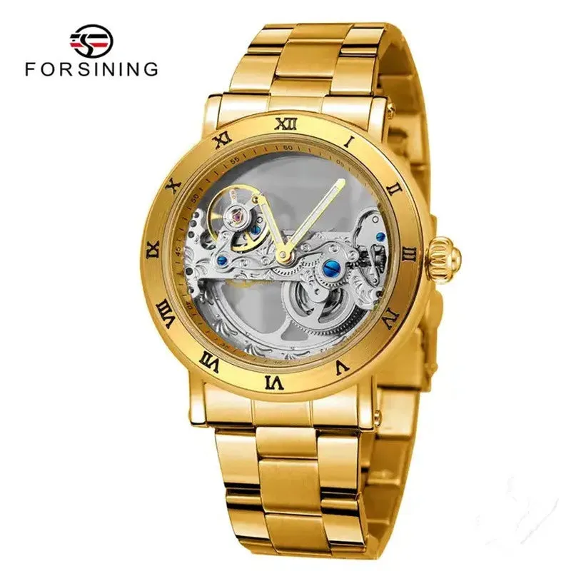 Forsining 208S Men's Leather Waterproof Watch