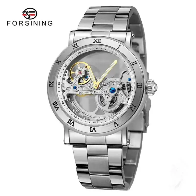 Forsining 208S Men's Leather Waterproof Watch
