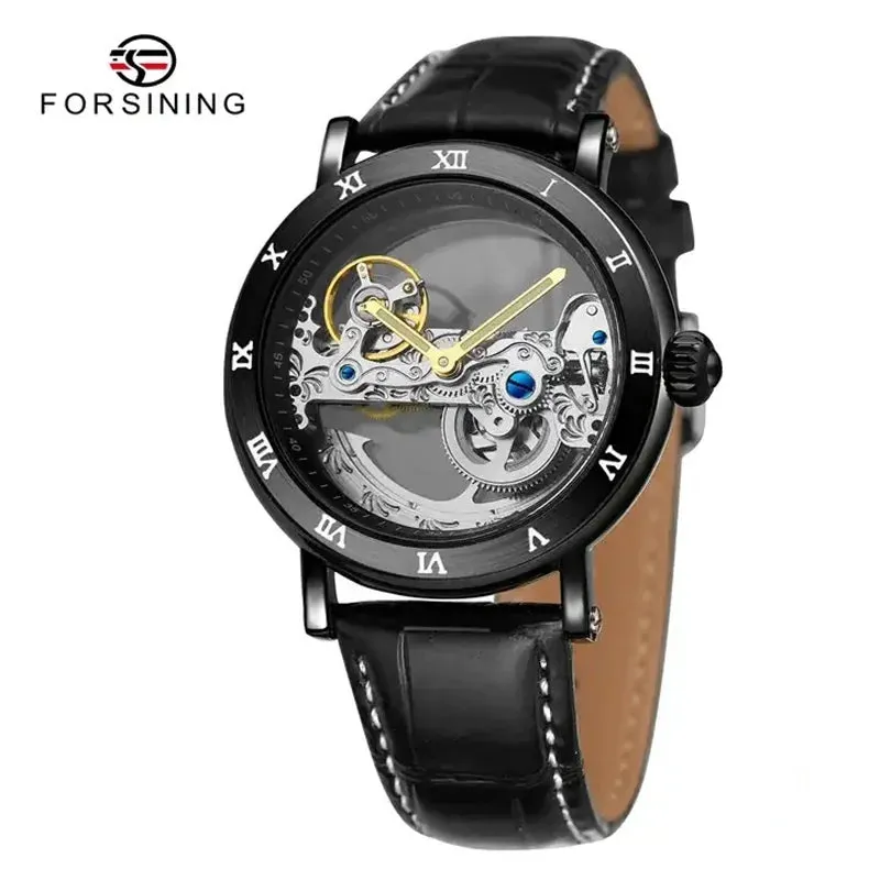 Forsining 208S Men's Leather Waterproof Watch