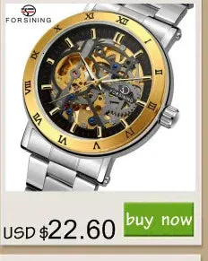 Forsining 208S Men's Leather Waterproof Watch