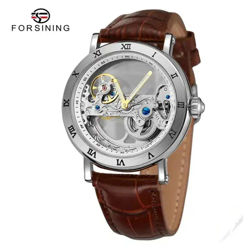 Forsining 208S Men's Leather Waterproof Watch