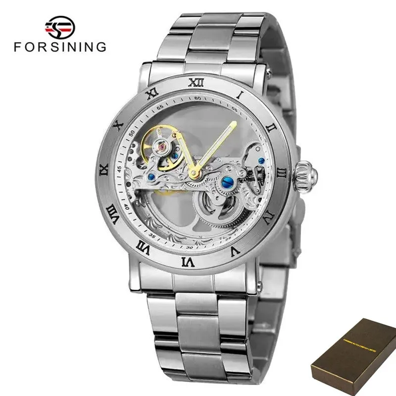 Forsining 208S Men's Leather Waterproof Watch