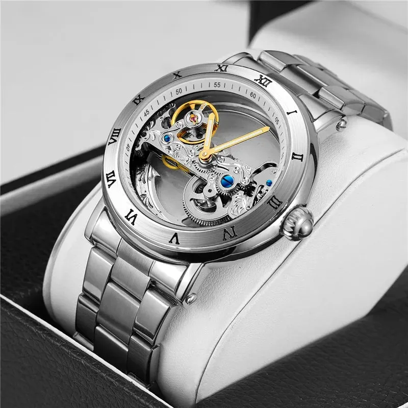 Forsining 208S Men's Leather Waterproof Watch