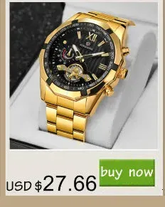 Forsining 208S Men's Leather Waterproof Watch