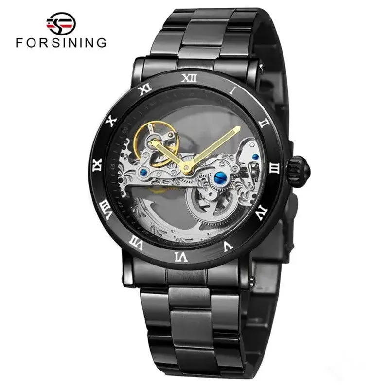 Forsining 208S Men's Leather Waterproof Watch